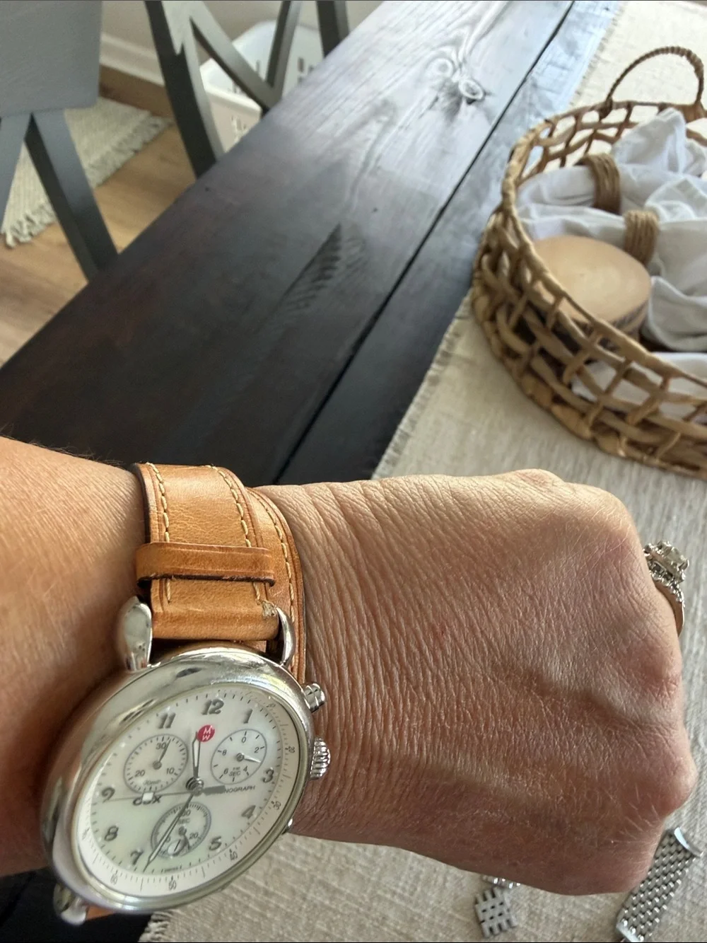 💕 Vintage Authentic Michele Chronograph CSX women’s watch